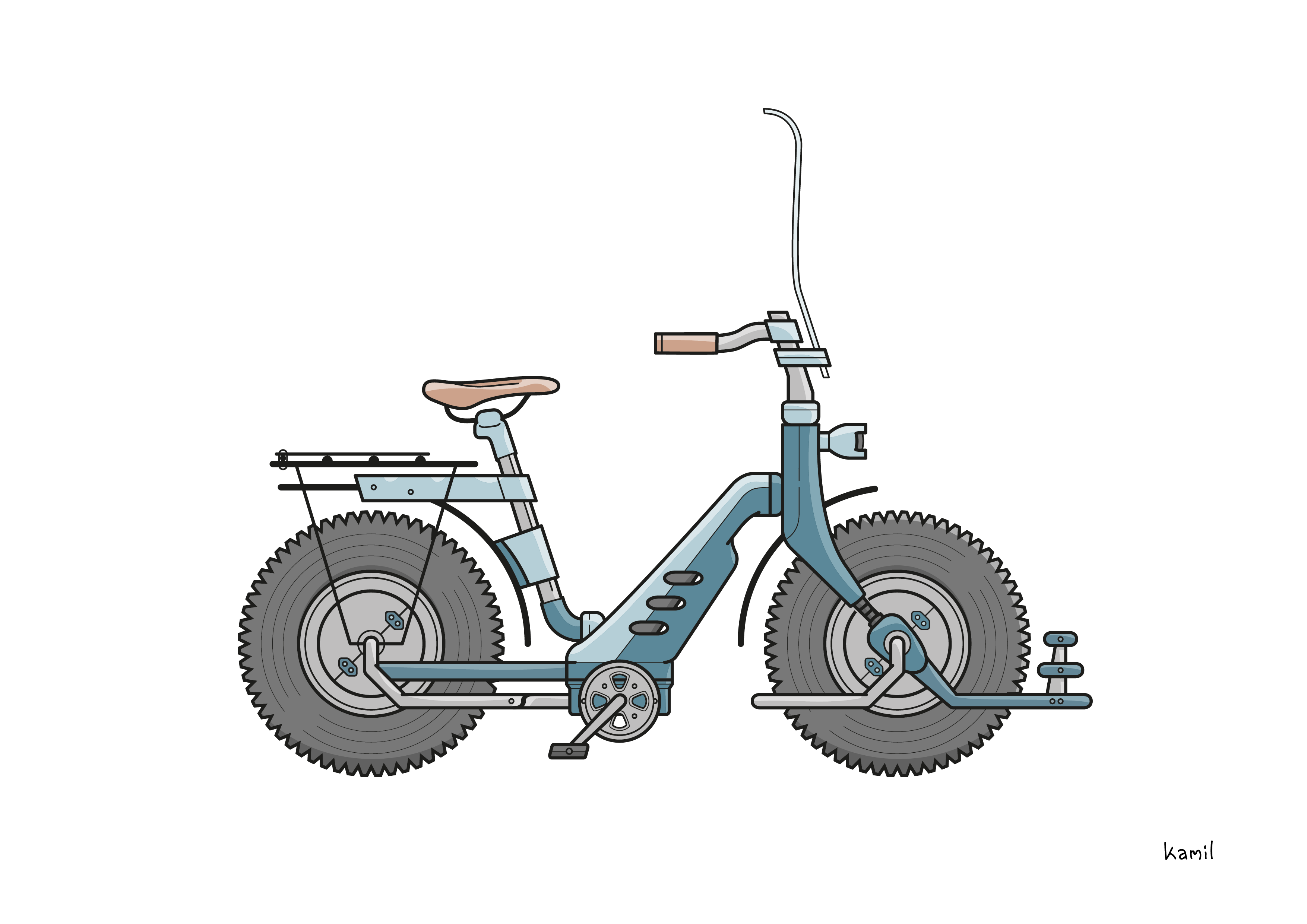 Illustration – Objects – SUV-Bike